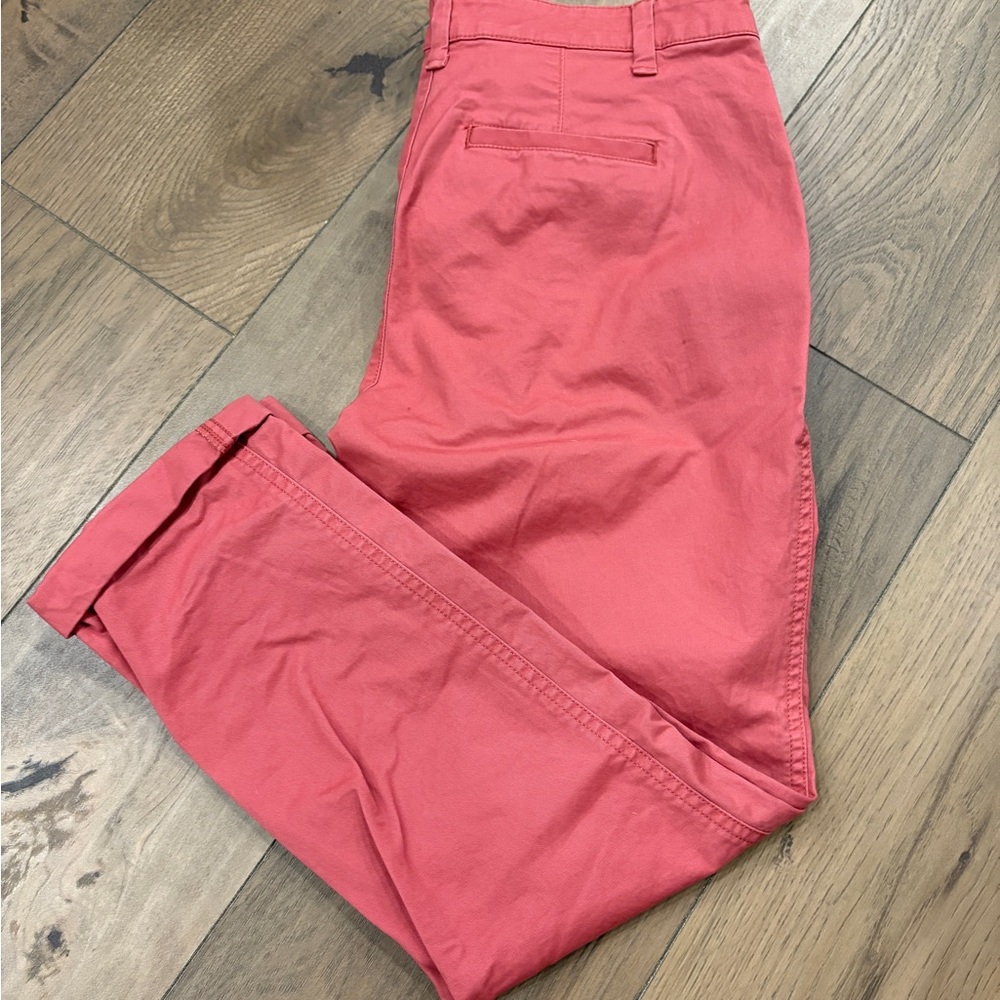 GAP Coral Girlfriend Khaki Pants